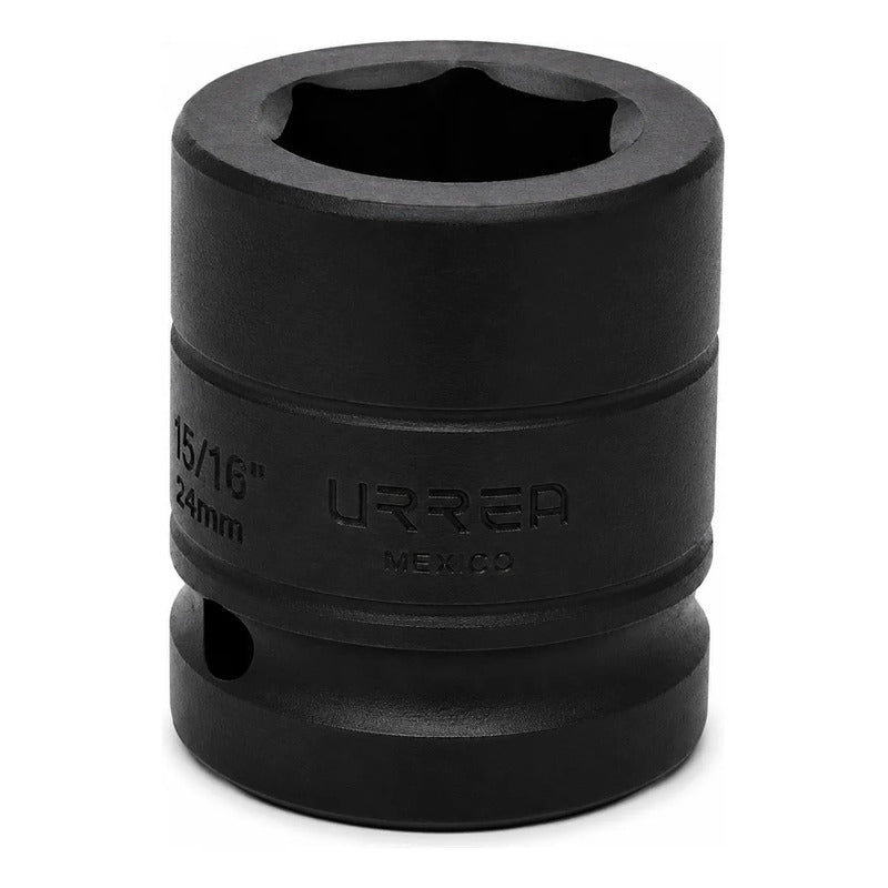Dado De Impacto Cuadro De 3/4 , 6 Puntas En Pulgadas, 15/16  Plateado