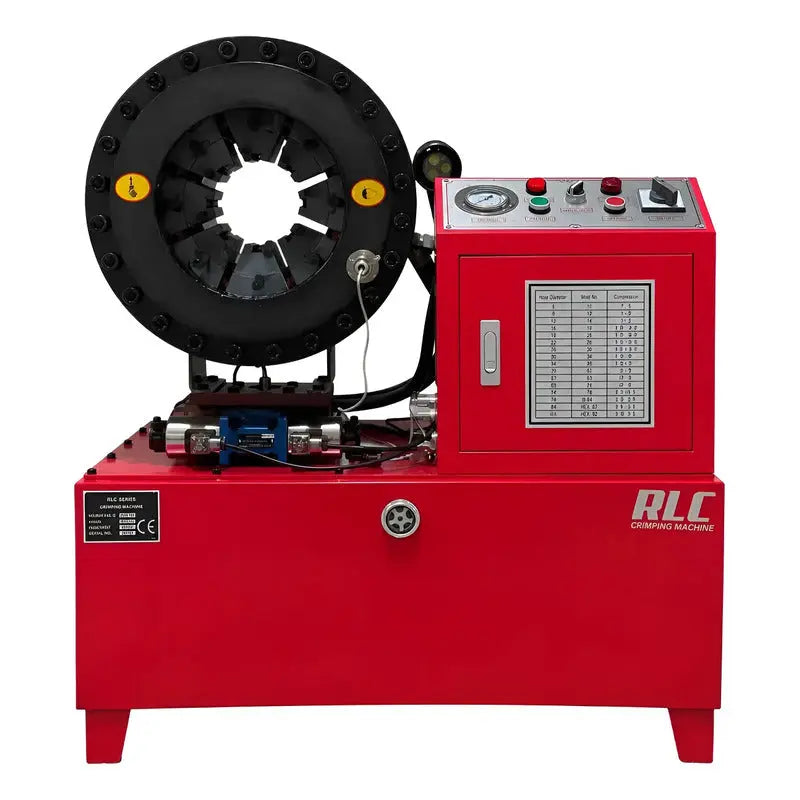 Crimpadora Para Mangueras Hidraulicas 1/4 - 4 (220 V) Rojo RLC