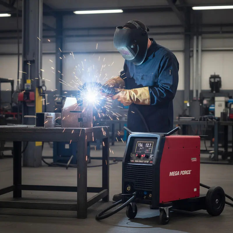 Maquina Para Soldar Multiprocesos Mega Force 257 Mp 220v Rojo LINCOLN ELECTRIC