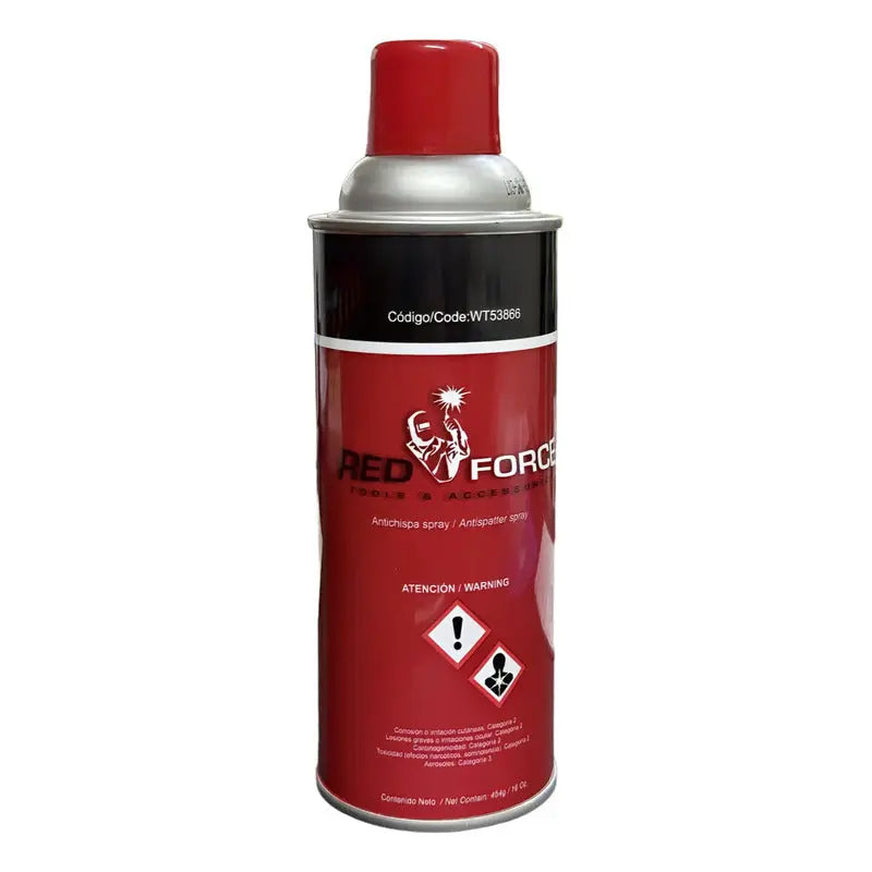 Spray Antichispa Para Soldadura Red Force Wt53866. 12 Piezas Rojo RED FORCE