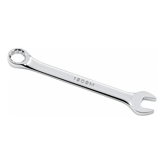 Llave Combinada Pulido Espejo Métrica, 12 Puntas, 9 Mm Plateado RLC INDUSTRIAL SUPPLY