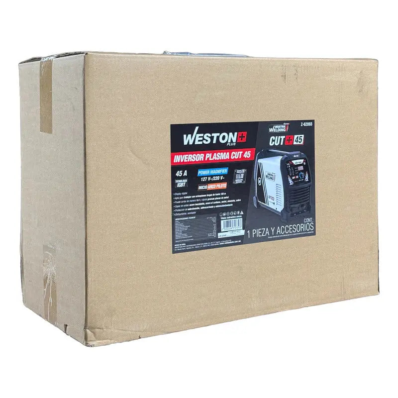 Inversor Plasma Cut 45 Pfc 110/220v Weston Plus Z-62893 Gris Weston