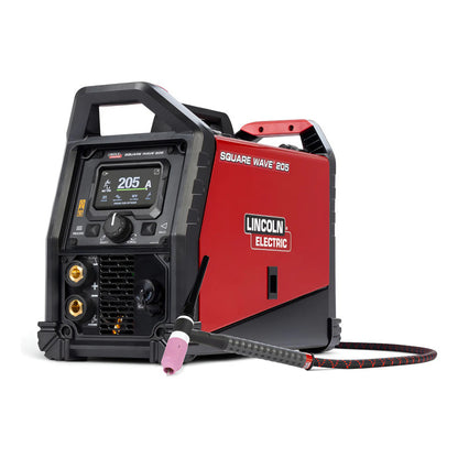 Soldadora Lincoln Electric Square Wave Tig 205 Color Rojo Rojo