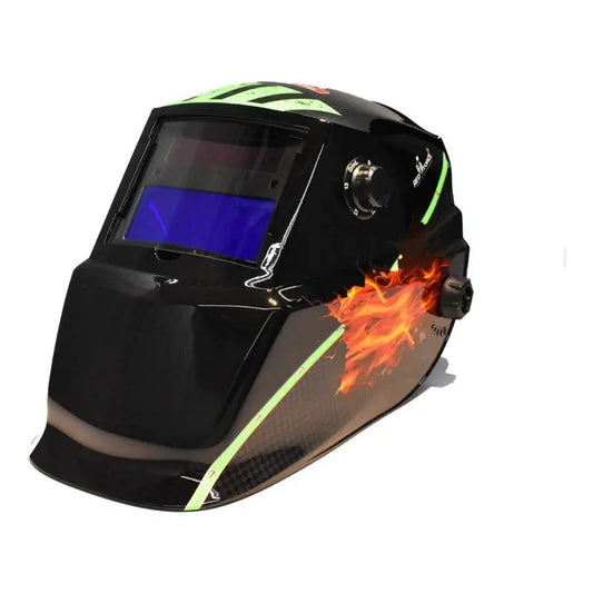 Careta Electrónica Lincoln Electric Red Force Mr Nitro Color Negro Pro Weld Industrial