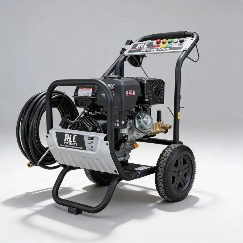 Hidrolavadora A Gasolina Alta Precion 4,200 Psi Gris RLC