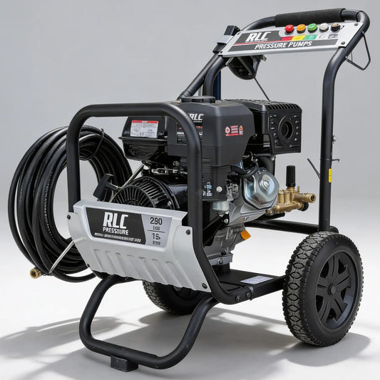 Hidrolavadora A Gasolina Alta Precion 4,200 Psi Gris