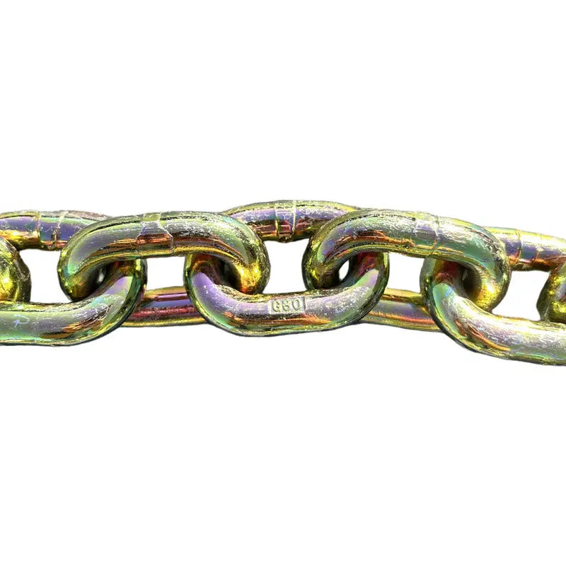 Cadena Con Ganchos 5/16  X 30 Pies Grado 80 Amarillo PW INDUSTRIAL