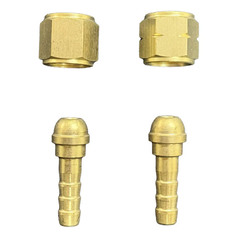 Juego De Tuerca Y Espiga Para Manguera Oxicorte Pro Weld Industrial