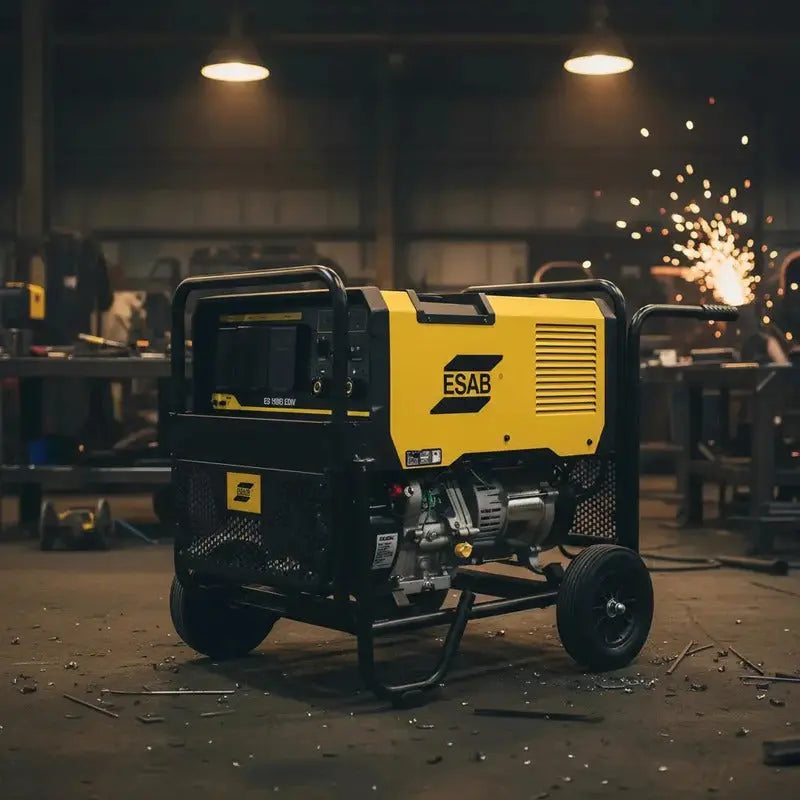 Maquina De Soldar Con Motor Kholer Gasolina Ruffian Es150g Amarillo RLC INDUSTRIAL SUPPLY