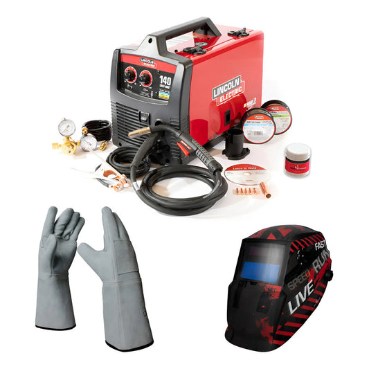 Soldadora Easy Mig 140 Ready Pack Lincoln Electric Rf58166 Rojo