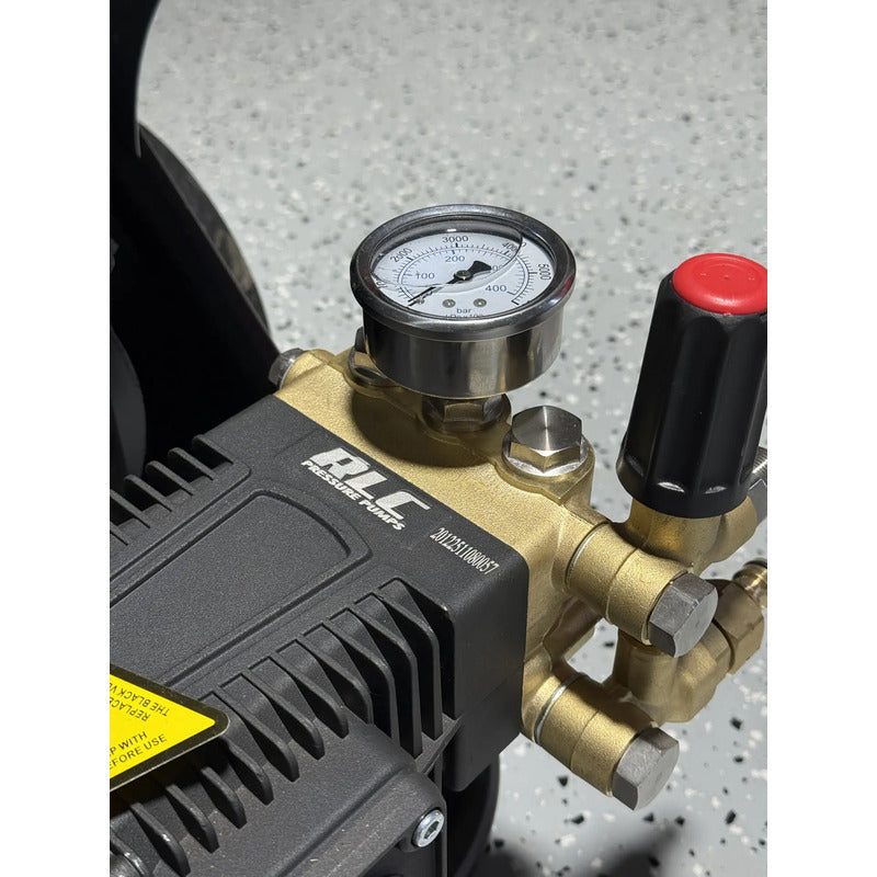 Hidrolavadora Electrica Industrial 4,000 Psi 220v 3 Fase Rlc Gris