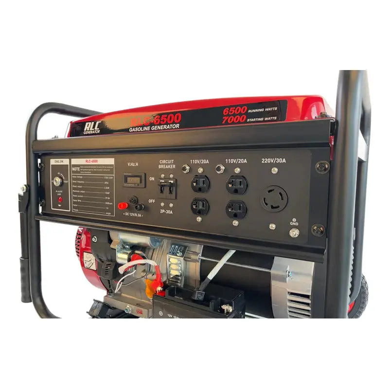 Generadora A Gasolina 6500 Watts Bifasico 110/220v RLC