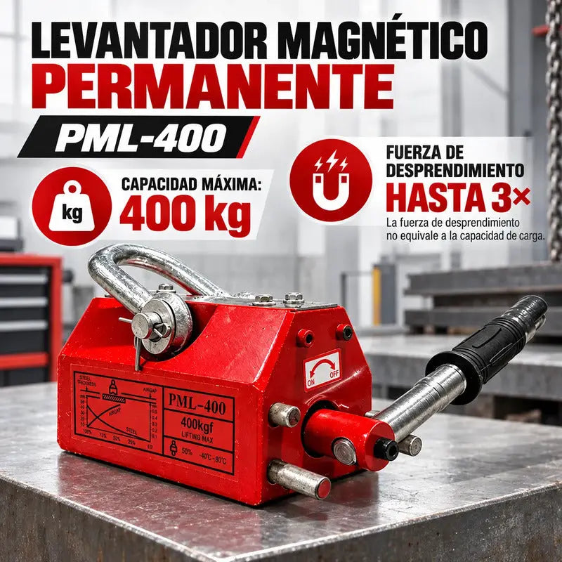 Imán Elevador Industrial Magnético Neodimio 400 Kg RLC