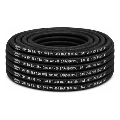 Manguera Hidraulica De 1/4  5,800 Psi Rlc 50 Metros Negro RLC INDUSTRIAL SUPPLY