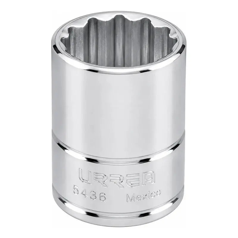 Dado Cuadro De 1/2 , 12 Puntas, En Pulgadas, 1-1/8  Plateado RLC INDUSTRIAL SUPPLY