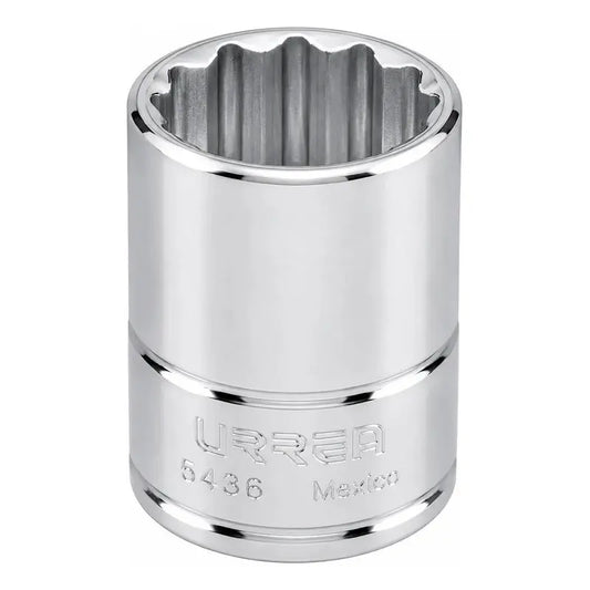 Dado Cuadro De 1/2 , 12 Puntas, En Pulgadas, 1-1/8  Plateado RLC INDUSTRIAL SUPPLY