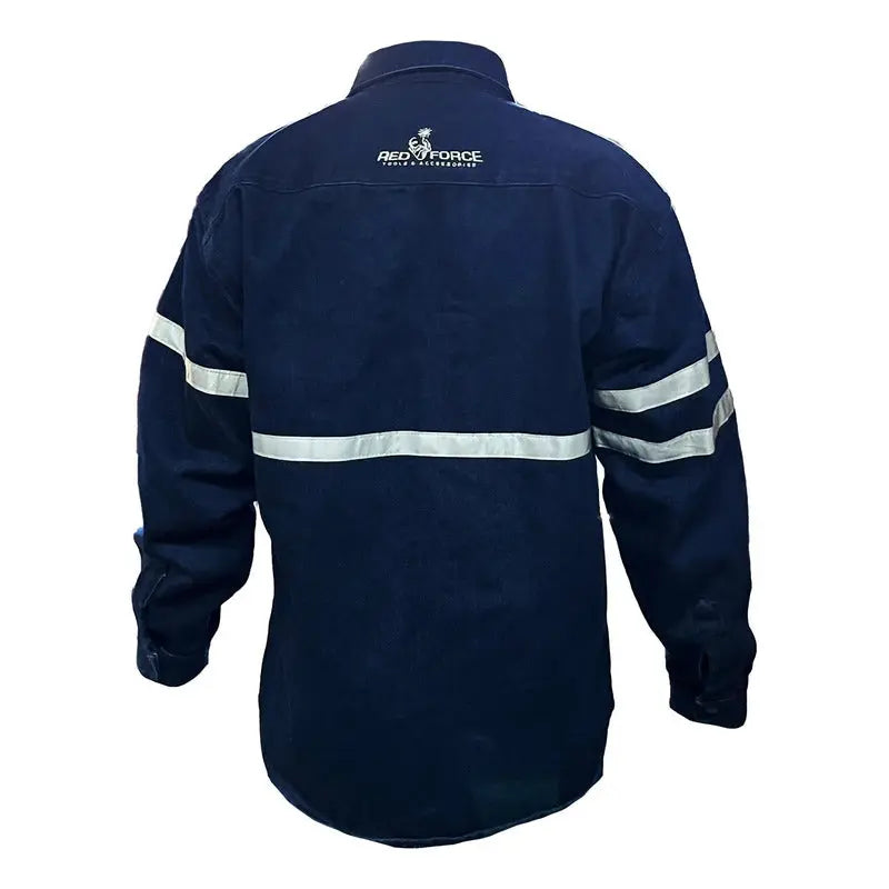 Camisola Para Soldador Mezclilla Reflejante 100% Algodon Azul 2xl RLC INDUSTRIAL SUPPLY