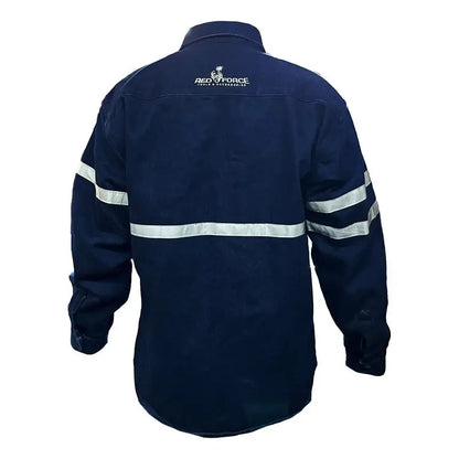 Camisola Para Soldador Mezclilla Reflejante 100% Algodon Azul 2xl RLC INDUSTRIAL SUPPLY
