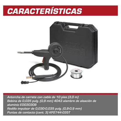 Antorcha Magnum Pro 100sg Spool Gun - Lincoln Electric Negro Pro Weld Industrial