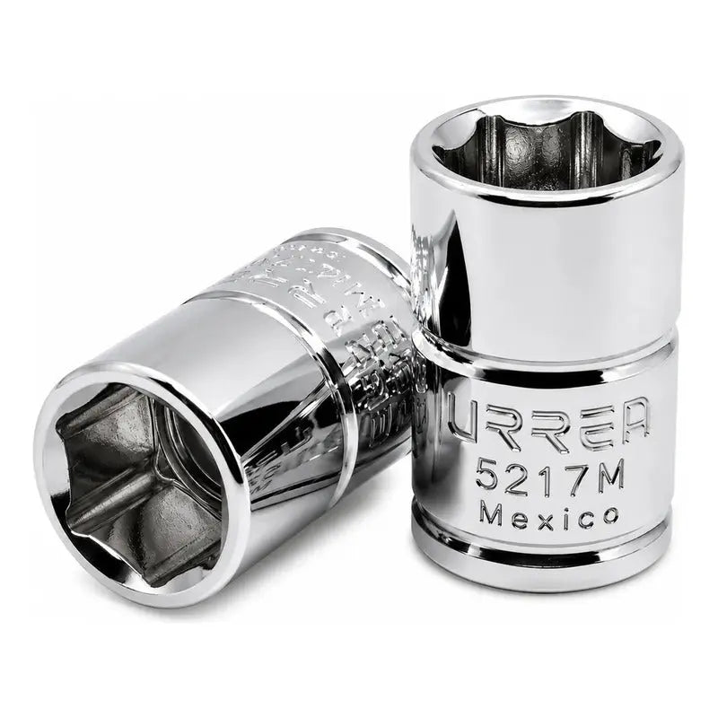 Dado Cuadro De 3/8 , 12 Puntas, Métrico, 17 Mm Plateado RLC INDUSTRIAL SUPPLY