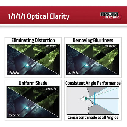Careta Electrónica Para Soldar Viking Tm Blackl® Serie 3350 Negro LINCOLN ELECTRIC