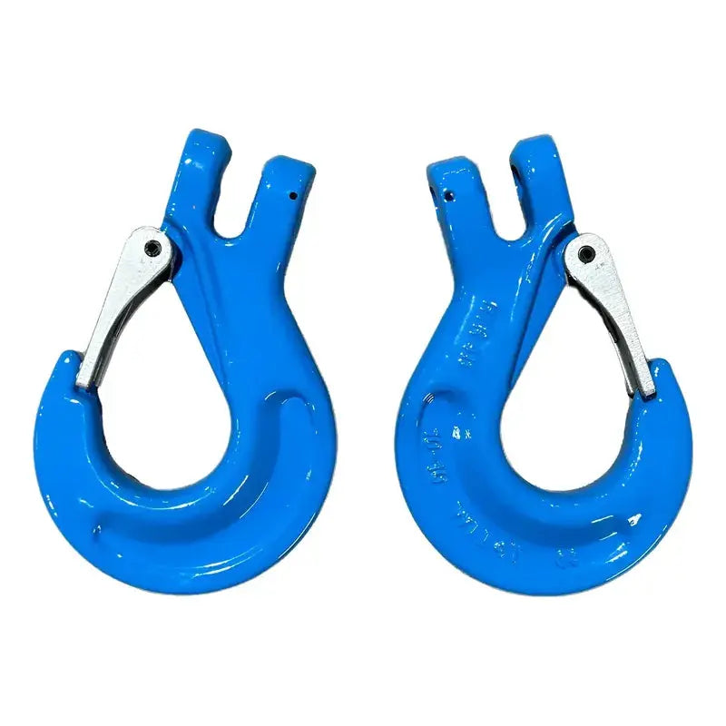 Kit De 2 Ganchos Azules Para Cadena 3/8 Grado 100 PW INDUSTRIAL