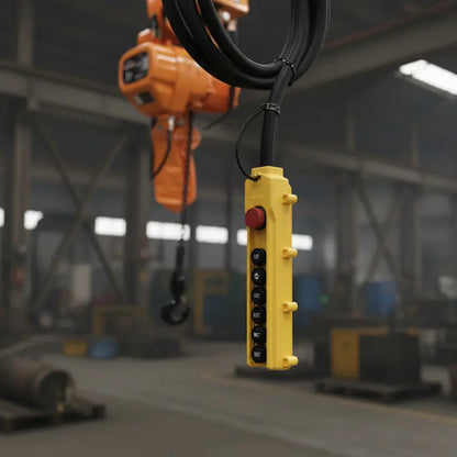 Polipasto Electrico De Cadena Con Trole 1t/6m 220/440v 3f Naranja 1 PW INDUSTRIAL