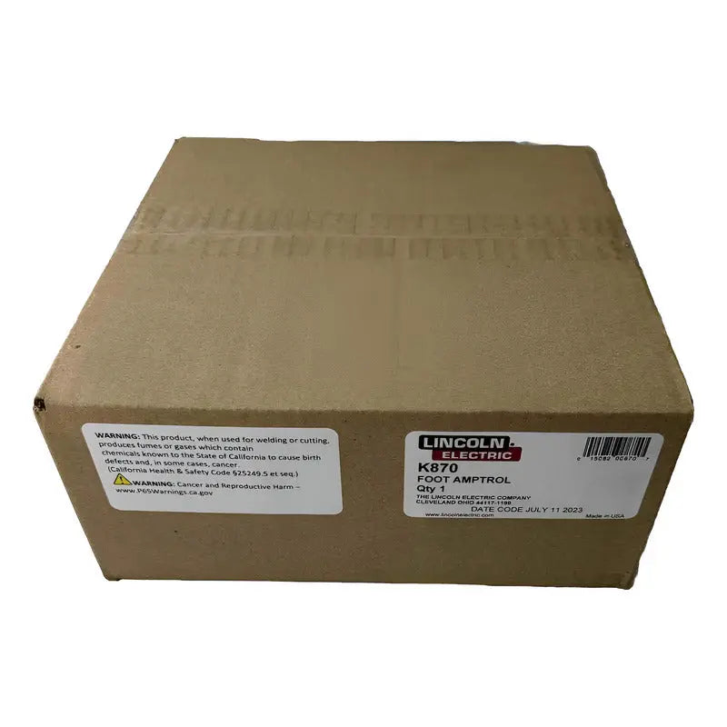 Pedal Para Tig K870 De 25 Pies 6 Pin Lincoln Electric Negro LINCOLN ELECTRIC