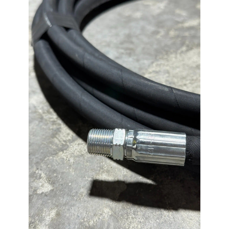 Manguera Para Hidrolavadora 5/16 X 20 M Conex. 3/8, 5000 Psi Negro
