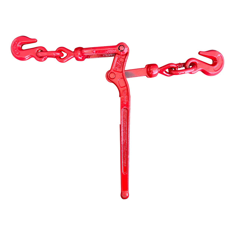 Kit De Cadena 5/16 X 20 Grado 80 Con Tensor De Palanca 5/16 Rojo