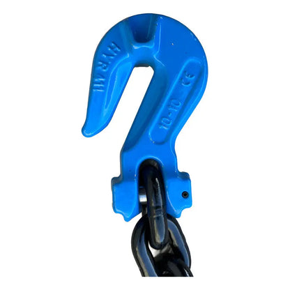 Cadena Negra Con Ganchos 3/8 X 20 Pies Grado 100 Negro PW INDUSTRIAL