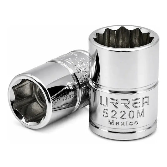 Dado Cuadro De 3/8 , 12 Puntas, Métrico, 20 Mm Plateado RLC INDUSTRIAL SUPPLY