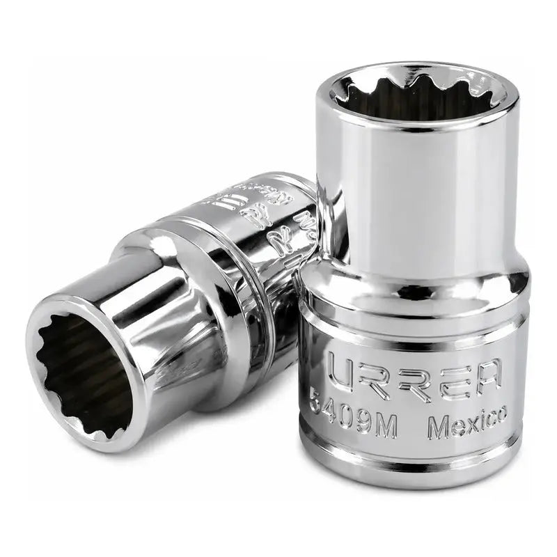 Dado Cuadro De 1/2 , 12 Puntas, Métrico, 9 Mm Plateado RLC INDUSTRIAL SUPPLY