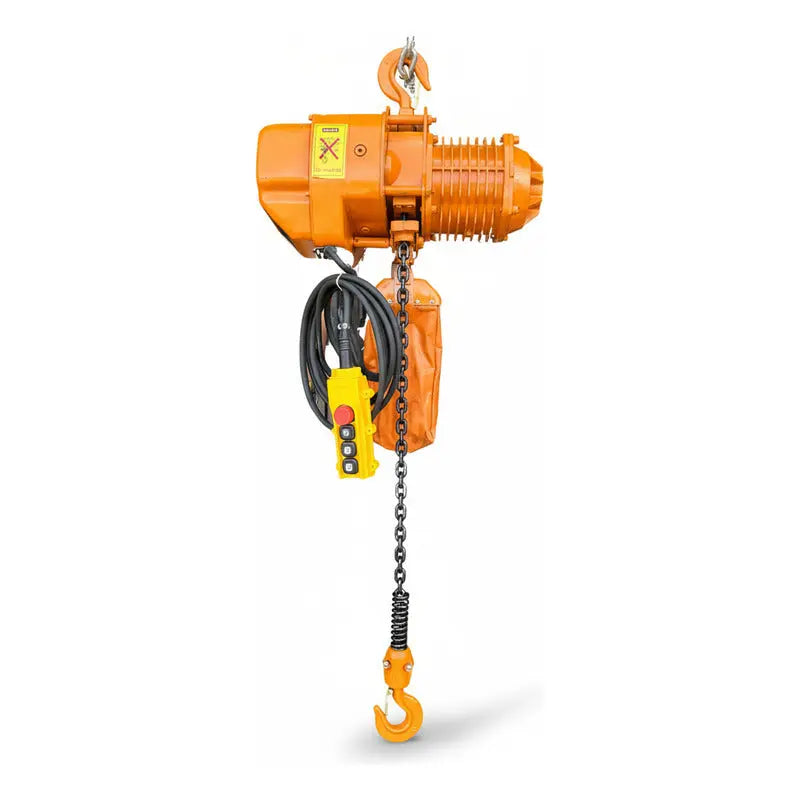 Polipasto Electrico De Cadena Con Gancho 1t/6m 220/440v 3f Naranja 1 PW INDUSTRIAL