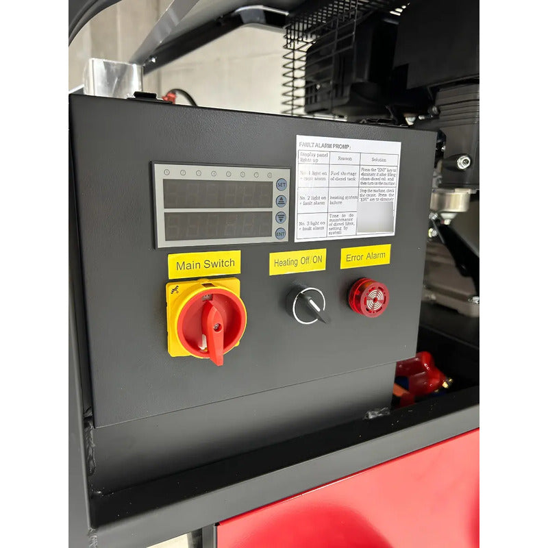 Hidrolavadora A Gasolina Para Agua Caliente 4,000 Psi Rojo