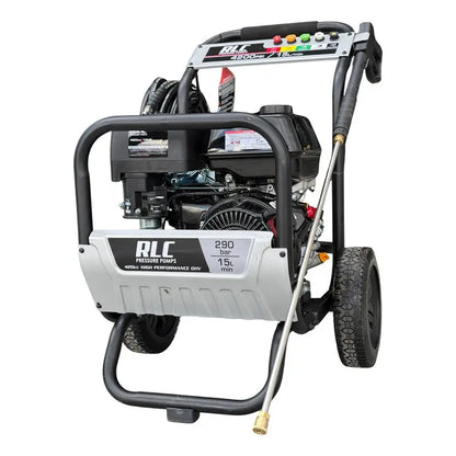 Hidrolavadora A Gasolina Alta Precion 4,200 Psi Gris RLC