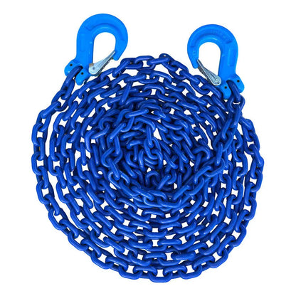 Cadena Con Ganchos 5/16 X 20 Pies Grado 100 Negro PW INDUSTRIAL