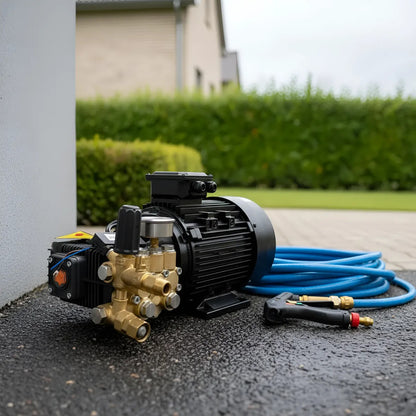 Motor Electrico Con Bomba Para Hidrolavadora 3,335 Psi 220v Negro 60