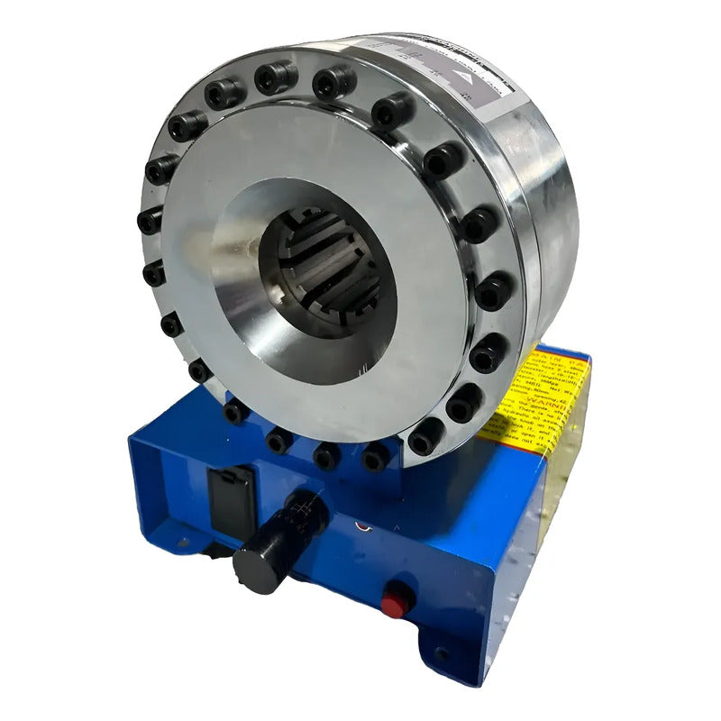 Maquina Crimpadora Para Mangueras 1/4  - 1  220v Azul