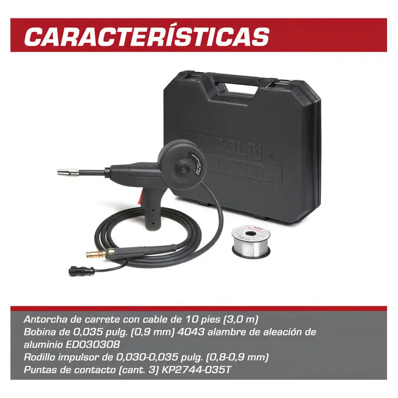 Antorcha Magnum Pro 100sg Spool Gun - Lincoln Electric Color Negro LINCOLN ELECTRIC