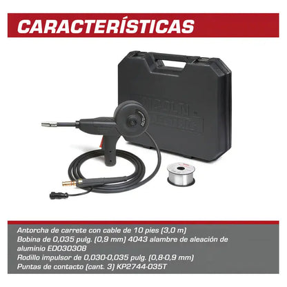Antorcha Magnum Pro 100sg Spool Gun - Lincoln Electric Color Negro LINCOLN ELECTRIC