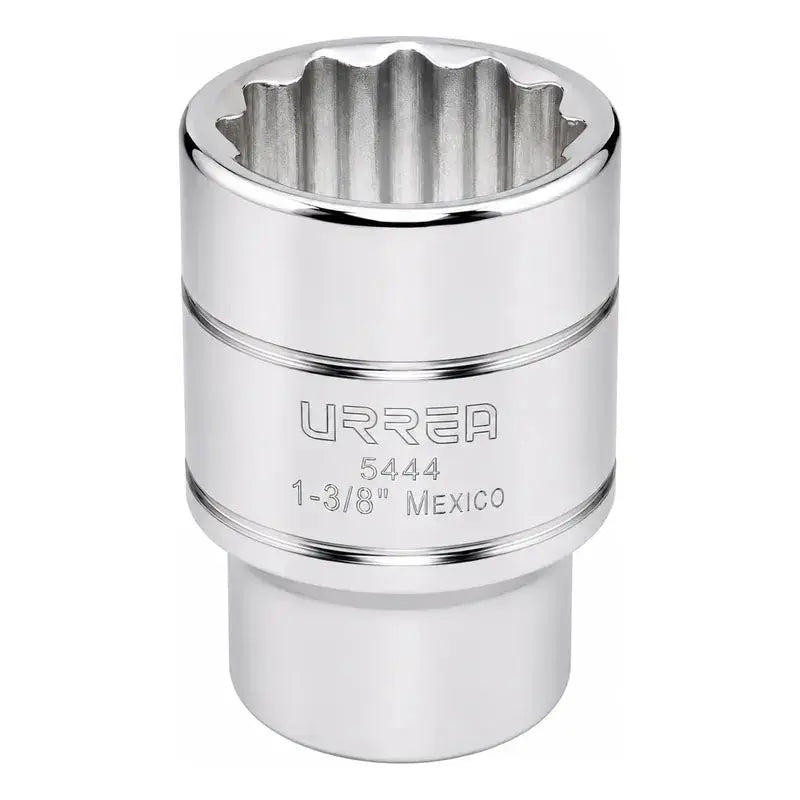 Dado Cuadro De 1/2 , 12 Puntas, En Pulgadas, 1-3/8  Plateado URREA