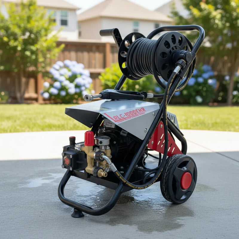 Hidrolavadora Eléctrica Semi Industrial 1000 Psi 110v Gris 60
