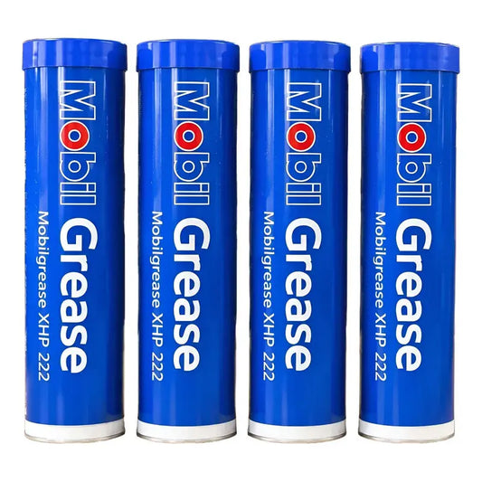 4 Cartuchos De Grasa Mobil Xhp 222  400g RLC INDUSTRIAL SUPPLY