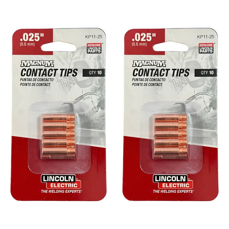 Puntas De Contacto Kp11-25, 0.025  Lincoln Electric