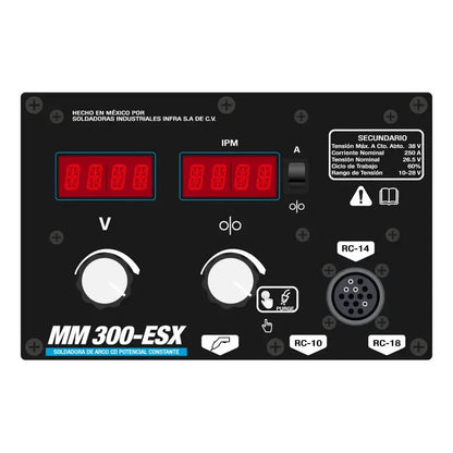 Soldadora Mig Infra Mm 300 Esx 220/440v Con Antorcha Azul INFRA