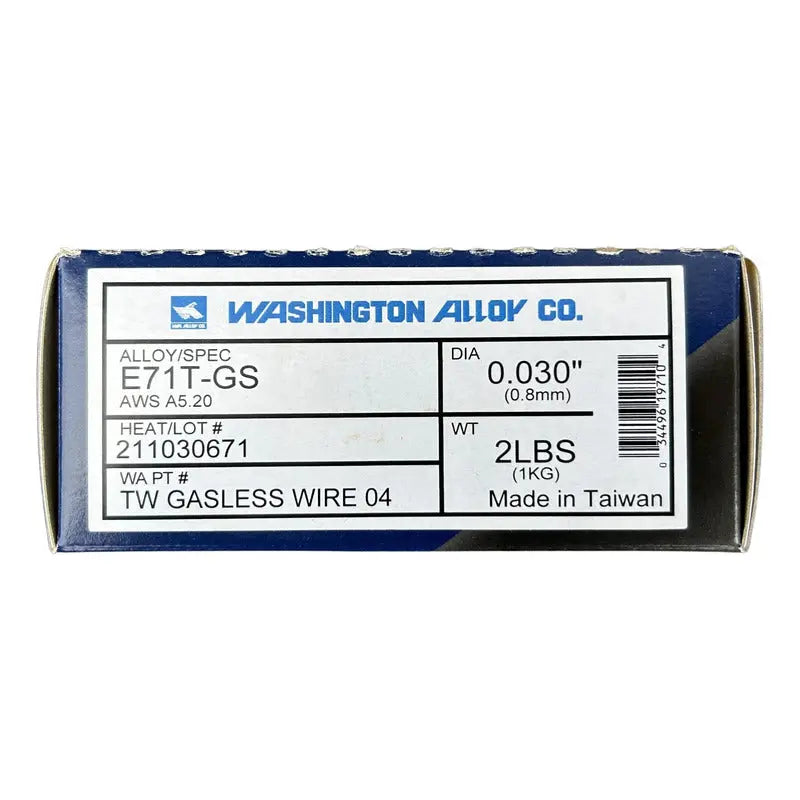 Micro Alambre Flux Cored .030  (2 Lbs) Washington Alloy