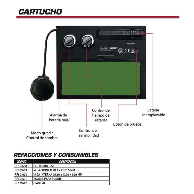 Careta Electrónica Lincoln Electric Rfta Professional Cube Negro