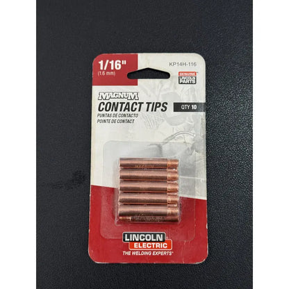 Puntas De Contacto Kp14h-116, 1/16  Lincoln Electric LINCOLN ELECTRIC