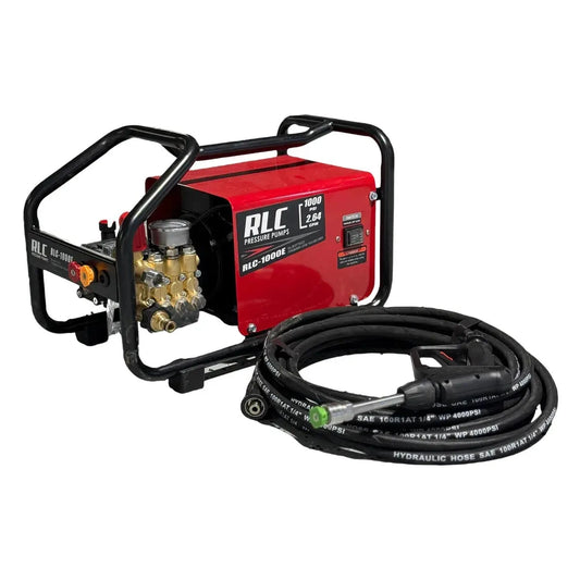 Hidrolavadora Portatil Semi Industrial 1,000 Psi 110v Rojo - RLC INDUSTRIAL SUPPLY